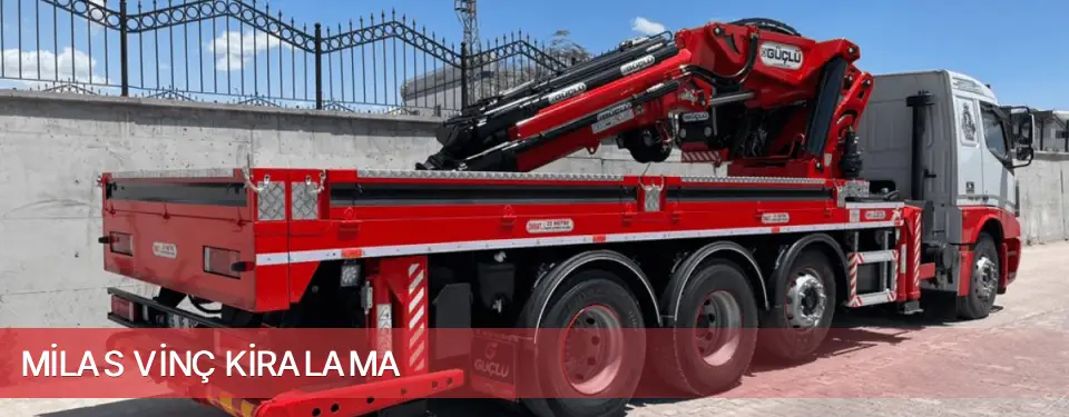 Milas İlçemi Vinç Kiralama